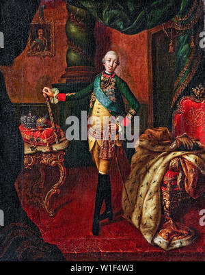Alexsey Antropov, Pierre III de Russie, 1728-1762, portrait, 1762 Banque D'Images