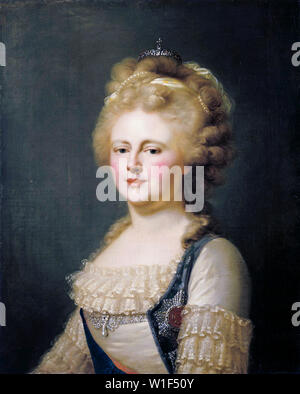 Maria Feodorovna, impératrice de Russie, 1759-1828, portrait, vers 1796 Banque D'Images