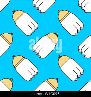 Talisman pour pied de lapin sans motif bonne chance. Vector background Illustration de Vecteur