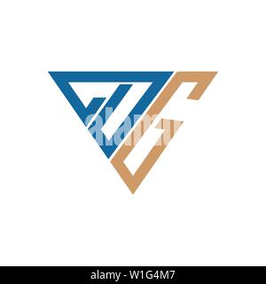 Lettre du logo et de la marque CDG.vector graphic design. Utile comme icône de l'application, l'alphabet combinaison, clip-art, et etc. Illustration de Vecteur