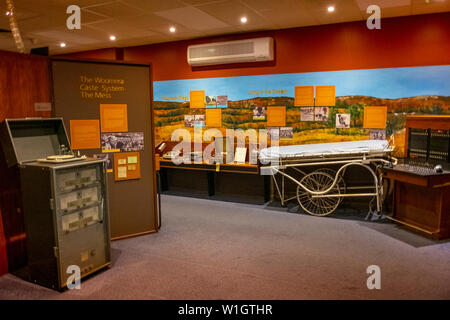 Woomera Missile National Aerospace et Park, Royal Australian Air Force (RAAF) Centre du patrimoine mondial de Woomera, dans le sud de l'Australie. Banque D'Images