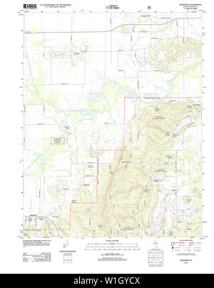 Carte TOPO USGS Alaska IL rudement 20120820 Restauration TM Banque D'Images