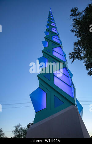 Scottsdale, Arizona / USA 20 Juin 2019 : Frank Lloyd Wright Spire Banque D'Images