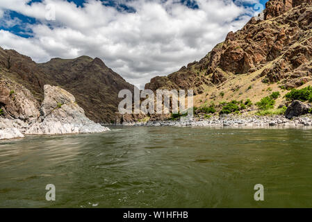 La rivière Snake dans le Hells Canyon Banque D'Images