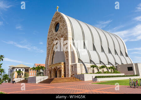 Naples Florida,Ave Maria,communauté planifiée,ville universitaire,université catholique romaine,chrétienne,religion,Tom Monaghan,fondateur,église,oratoire,Frank Lloyd W Banque D'Images