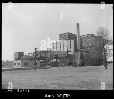 Tipple de mine qui a été ouvert en 1943. Pyramide Coal Company, Victory Mine, Terre Haute, Vigo County, Indiana. Banque D'Images