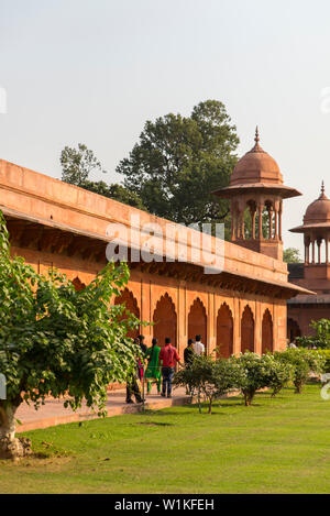 La zone Jilaukhana, Taj Mahal, Agra, Inde Banque D'Images