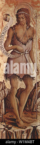 Carlo Crivelli - Saint Jean Baptiste 1468 Banque D'Images