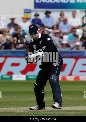 Unis Riverside, Chester-le-Street, Durham, Royaume-Uni. 3 juillet, 2019. Coupe du Monde de Cricket ICC, l'Angleterre contre la Nouvelle-Zélande ; wicket keeper Tom Latham : Action Crédit Plus Sport/Alamy Live News Banque D'Images