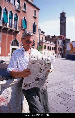 Campo Sant'Angelo, San Marco Venise, Italie Banque D'Images