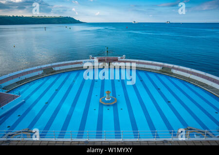 Pool Tinside à Plymouth Hoe sur le front. Devon, Angleterre. UK. Banque D'Images