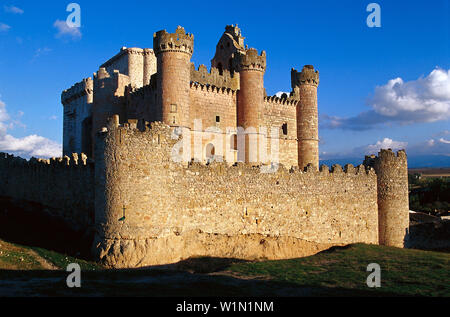 Castillo turégano, Province Ségovie, Castille Espagne Banque D'Images