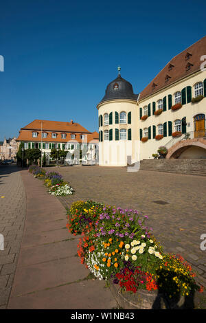 Château Bergzabern, Bad Bergzabern, Route des Vins du Sud, Ouest, Rhénanie-Palatinat, Allemagne Banque D'Images