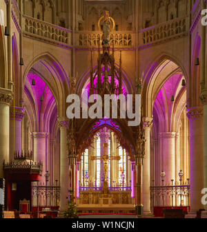 Choeur à la nouvelle cathédrale Mariendom , , Linz sur le Danube , Haute-autriche , Haute-autriche , Autriche , Europe Banque D'Images