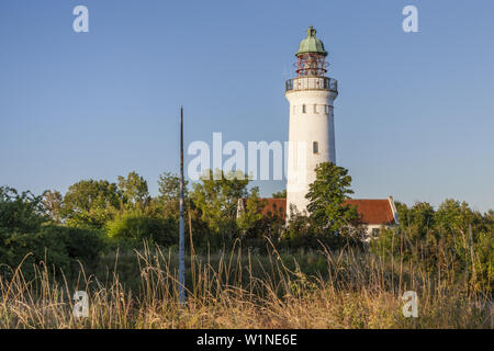 Leuchtturm Stevns Fyr près de Stevns Klint, Højerup, Store Heddinge, presqu'île de Stevns, la Nouvelle-Zélande, la Scandinavie, le Danemark, le nord de l'Europe Banque D'Images