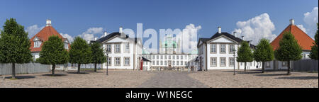 Logement dans le château de Fredensborg Fredensborg, île de la Nouvelle-Zélande, de la Scandinavie, le Danemark, le nord de l'Europe Banque D'Images