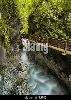 Seisenbergklamm Weissbach, près de Lofer, Salzbourg, Autriche Banque D'Images