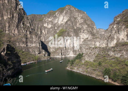 Gorge a fuqian westi, Chine, Beijing district Banque D'Images