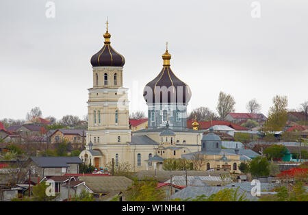 À voir les églises de Ghindaresti (près de Harsova) , Danube , Roumanie , Europe Banque D'Images