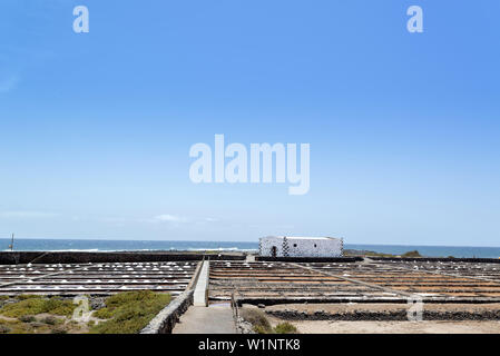 Salines El Carmen à Caleta de Fuste à Las Salinas. Fuerteventura, Îles Canaries, Espagne Banque D'Images