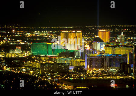 Voir à partir de la stratosphère Tower, Las Vegas, Nevada, USA Banque D'Images