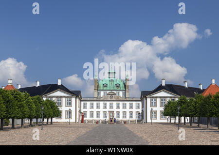 Logement dans le château de Fredensborg Fredensborg, île de la Nouvelle-Zélande, de la Scandinavie, le Danemark, le nord de l'Europe Banque D'Images