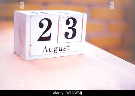 23 Août - 23 août - anniversaire - Journée internationale - Journée Nationale Banque D'Images