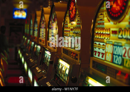 Les machines à sous Casino Aladdin Las Vegas, Nevada, USA Banque D'Images