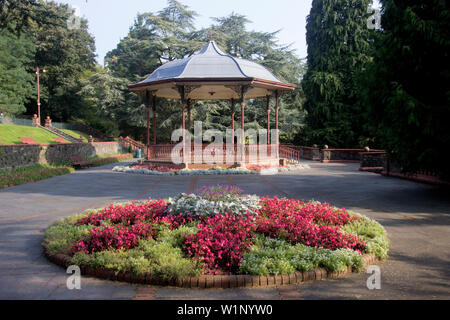 Belle vue Park, Newport, pays de Galles du Sud, est un grand parc victorien inscrit sur le registre Cadw/ICOMOS des parcs et jardins d'intérêt historique spécial au pays de Galles Banque D'Images