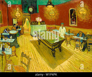 Vincent Van Gogh, le Café de Nuit, peinture, 1888 Banque D'Images