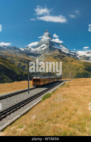 Gornergratbahn, Cervin, Valais, Suisse Banque D'Images