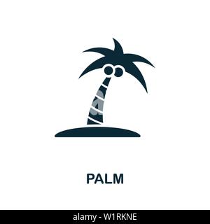 Vector illustration icône Palm. Signe de la création d'icons collection. Pourvus d''une télévision et d'ordinateur pour l'icône Palm mobile. Symbole, logo vector graphics. Illustration de Vecteur