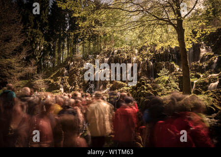 UNESCO World Heritage Wilhelmshoehe Mountain park, Steinhoefer cascade, Kassel, Hesse, Allemagne Banque D'Images