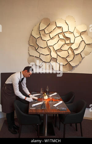 Le restaurant du BNM, Prinzregentenstrasse, Munich, Bavière, Allemagne Banque D'Images
