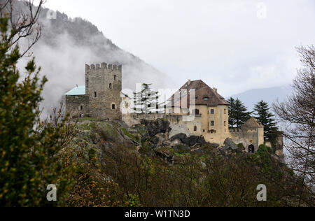 Reinhold Messners Juval Château Vinschgau, Tyrol du Sud, Italie Banque D'Images