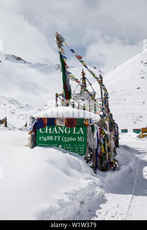 Chang La, au Ladakh, Inde, Asie Banque D'Images