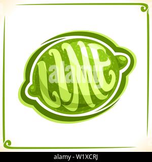 Logo Vector pour Lime Vert Illustration de Vecteur