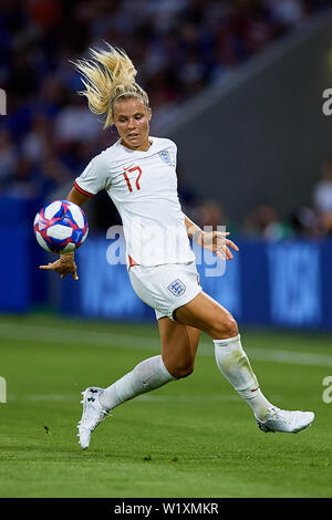LYON, FRANCE - 02 juillet : Tobin Heath des USA en action au cours de la 2019 Coupe du Monde féminine de la fifa France match de demi-finale entre l'Angleterre et USA au Stade de Lyon le 2 juillet 2019 à Lyon, France. (Photo de David Aliaga/MO Media) Banque D'Images