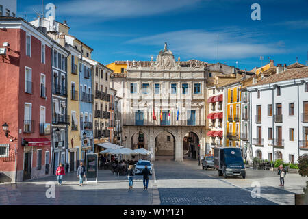 Ayuntamiento de Cuenca (Mairie) sur la Plaza Mayor à Madrid, Castille-La Manche, Espagne Banque D'Images