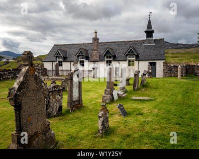 Ancienne église paroissiale Assynt dans Inchnadamph, North West Highlands d'Ecosse Banque D'Images