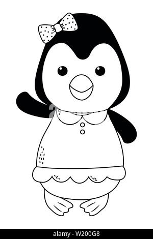 Cartoon Bebe Pingouin Image Vectorielle Stock Alamy
