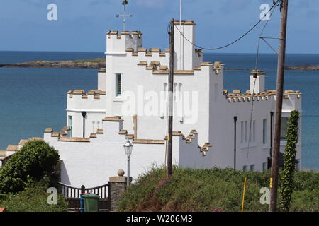 Rhosneigr est un village du sud-ouest d'Anglesey pays de Galles crédit : Mike Clarke Alay stock photos Banque D'Images