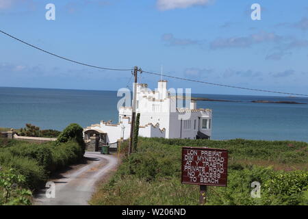 Rhosneigr est un village du sud-ouest d'Anglesey pays de Galles crédit : Mike Clarke Alay stock photos Banque D'Images