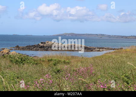 Rhosneigr est un village du sud-ouest d'Anglesey pays de Galles crédit : Mike Clarke Alay stock photos Banque D'Images