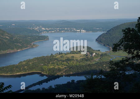 La vue de parc d'état de Bear Mountain Banque D'Images