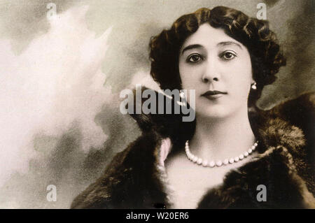 CAROLINA OTERO (1868-1965) Actrice Espagnole et courtisane Banque D'Images