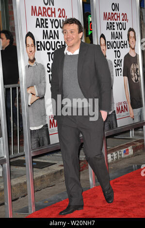 LOS ANGELES, CA. 17 mars 2009 : Jason Segel au Los Angeles première de son nouveau film "I Love You, Man' au Mann's Village Theatre, Westwood. © 2009 Paul Smith / Featureflash Banque D'Images