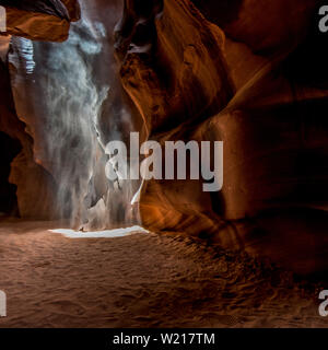 Canyon en fente Page en Arizona Banque D'Images