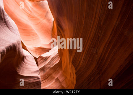 Canyon en fente Page en Arizona Banque D'Images