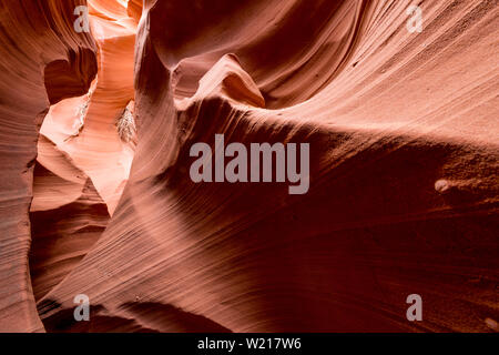 Canyon en fente Page en Arizona Banque D'Images